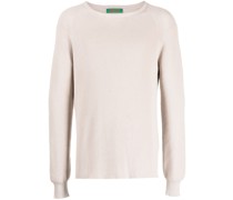 Gerippter Pullover mit Raglanärmeln