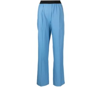 High-Waist-Hose mit geradem Bein