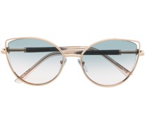Cat-Eye-Sonnenbrille mit Farbverlauf