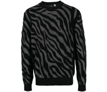 Pullover mit Tiger-Print