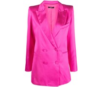 Doppelreihiger Blazer aus Satin