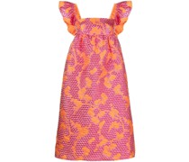 Midikleid mit Blumen-Print