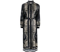 Hemdkleid mit Blumen-Print