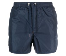 drawstring-waist swim shorts