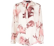 Rewild Fauna Seidenbluse