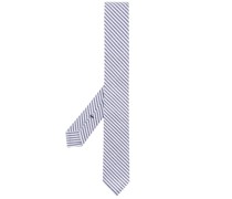 Gestreifte Seersucker-Krawatte