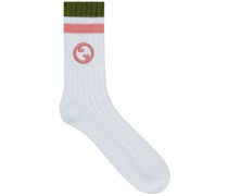 Socken mit Logo-Stickerei