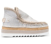 Stiefeletten mit Stickerei