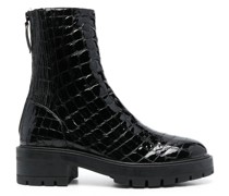 Stiefel mit Kroko-Effekt