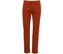 Gerade Hose mit Logo-Patch