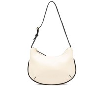 Schultertasche mit Logo-Prägung