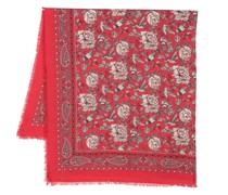 Schal mit Blumen-Print