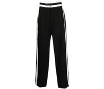 Straight-Leg-Hose mit Kummerbund