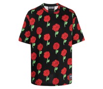 T-Shirt mit Blumen-Print