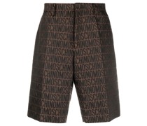 Shorts aus Monogramm-Jacquard
