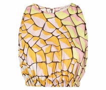 Cropped-Top mit Print
