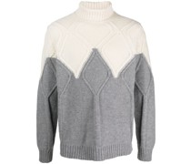 Pullover mit Zopfmuster