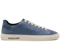 Sneakers mit Kroko-Effekt
