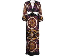 Maxikleid mit grafischem Print