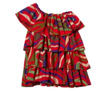 Kleid mit abstraktem Print