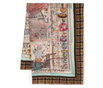 Schal mit grafischem Print
