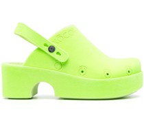 Clogs mit Slingback-Riemen