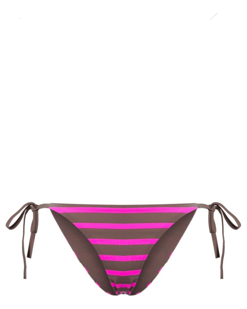 Cynthia Rowley Damen stripe-print bikini bottoms