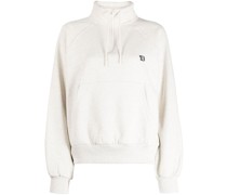 Sweatshirt mit Logo-Stickerei