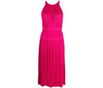 Plissiertes Neckholder-Kleid