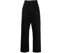 Weite Jeans mit hohem Bund