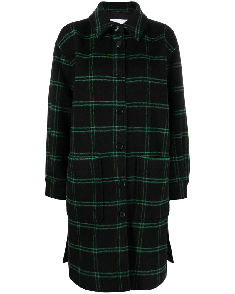 MSGM Damen Karierter Mantel
