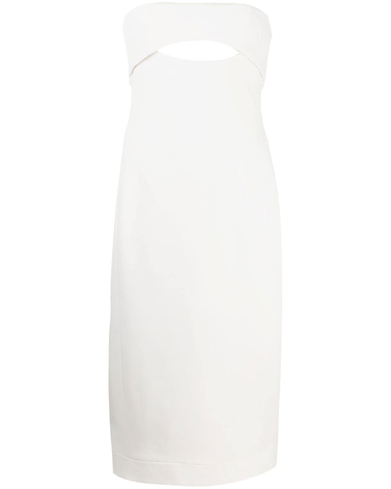 Saint Laurent Damen Figurbetontes Midikleid
