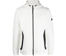 Kapuzenjacke mit Logo-Patch