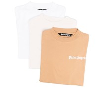 Kurzarm-T-Shirt mit Logo-Print, 3er-Pack