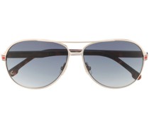 Getönte Pilotenbrille