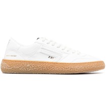 Cheesecake leather low-top sneakers