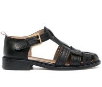brogue leather fisherman sandals