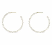 Baby 14kt Gelbgoldcreolen mit Perlen