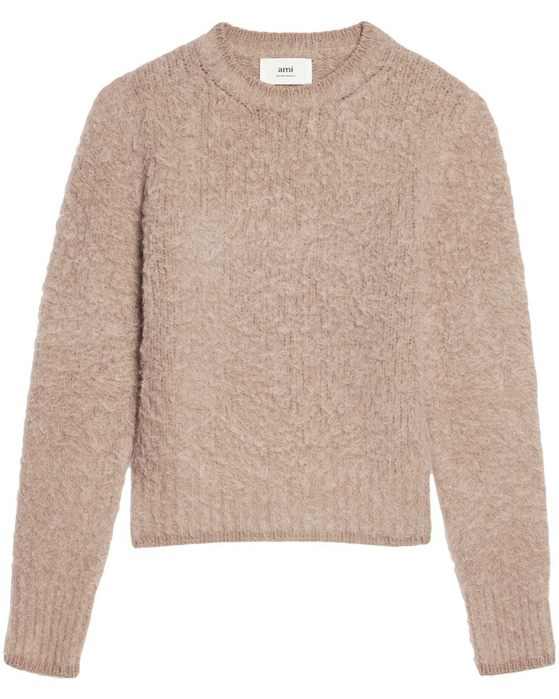 Ami Damen Texturierter Pullover