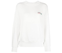 Sweatshirt mit Logo-Stickerei