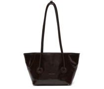Schultertasche mit Logo-Stempel