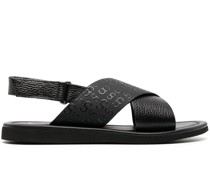 Adria pebbled-leather sandals