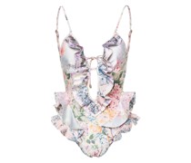 Halliday frilled swimsuit