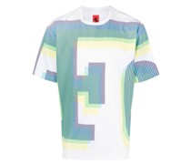 T-Shirt mit Flunge Hologram-Print