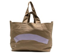 Gary Shopper mit Streifen-Print