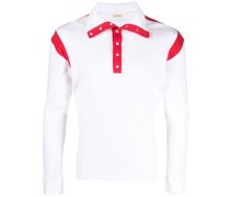 Poloshirt mit Kontrasteinsätzen