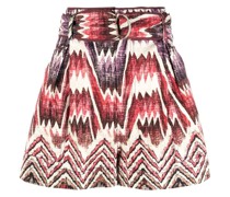 Gemusterte Shorts