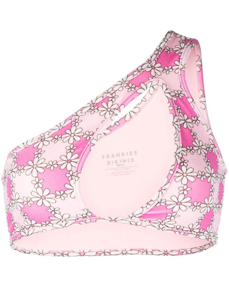 Frankies Bikinis Damen Asymmetrisches Bikinioberteil