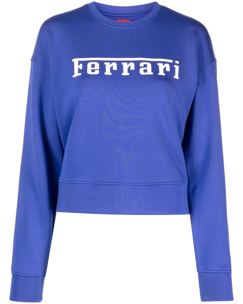 Ferrari Damen Sweatshirt mit Logo-Print