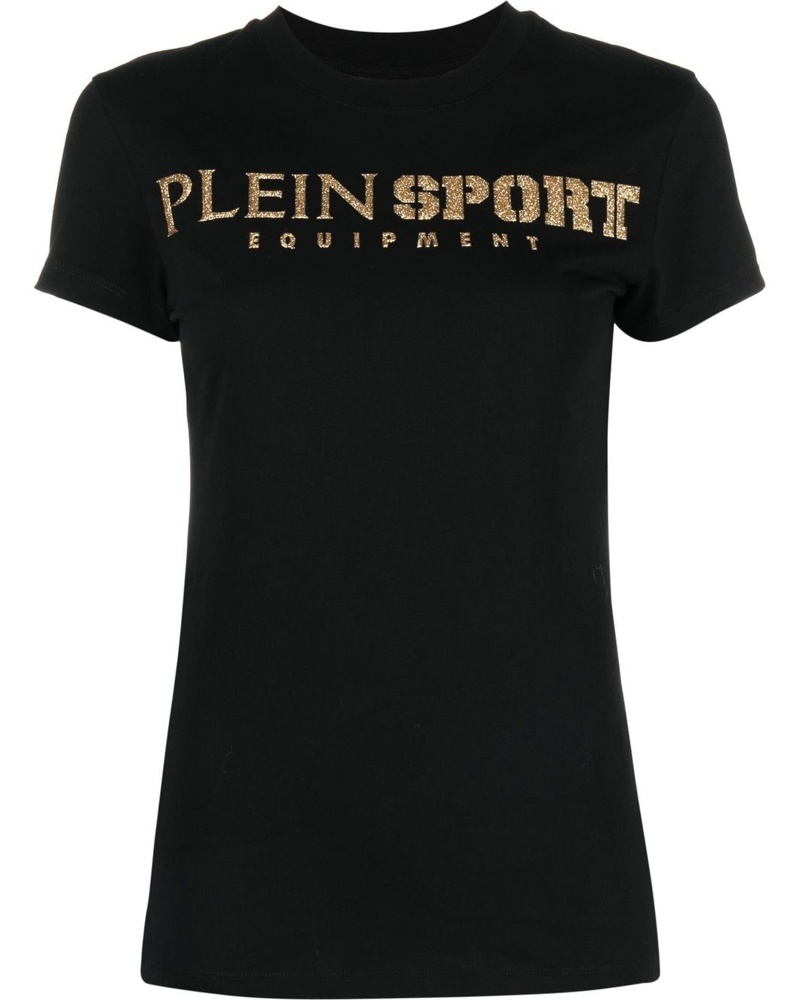 Philipp Plein Damen T-Shirt mit Logo-Print Philipp Plein Damen T-Shirt mit Logo-Print